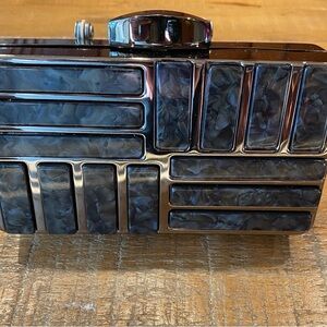 Black and Silver Clutch